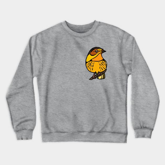 Cape May Warbler Graphic Crewneck Sweatshirt by New World Aster 